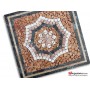 60x60cm Doğal Taş Mozaik Göbek Dekor -DT1427